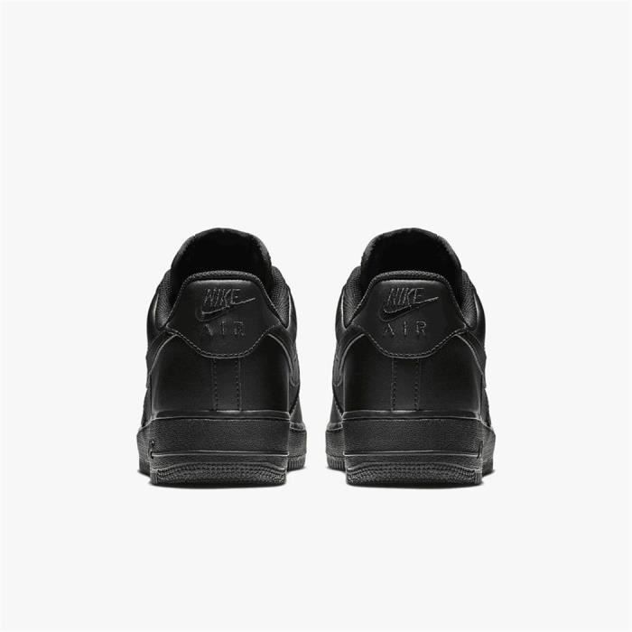 NIKEX Air Forcex 1 07 Low Triple Black Homme Femme Chaussures AF1