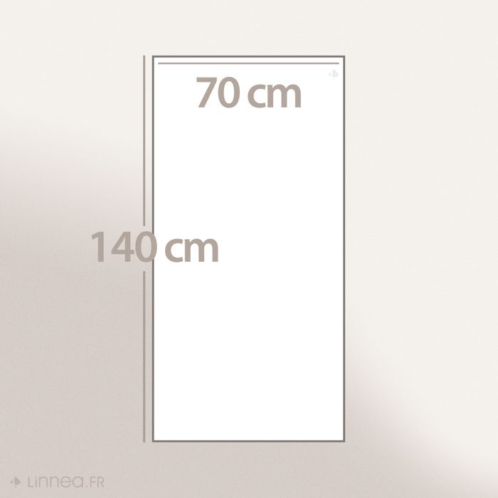 Drap De Douche Linnea 70x140cm - Nid D'abeille 300g/m² | 100% Coton - Bleu Mer - Fabriqué Au Portugal