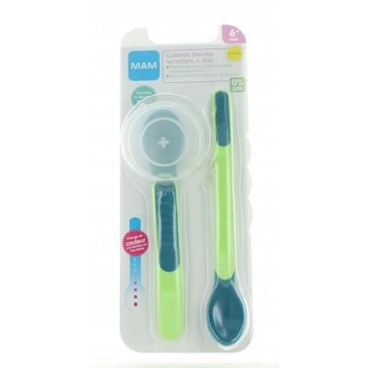 Mam Cuillere Thermosensible Etui De Transport Coloris Aleatoire Cdiscount Puericulture Eveil Bebe