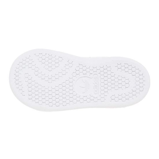 ADIDAS Baskets Stan Smith B b fille Blanc et rose Blanc et