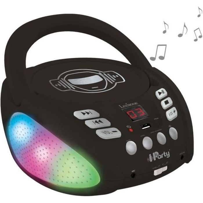 LEXIBOOK - iParty Bluetooth Light Lecteur CD - USB