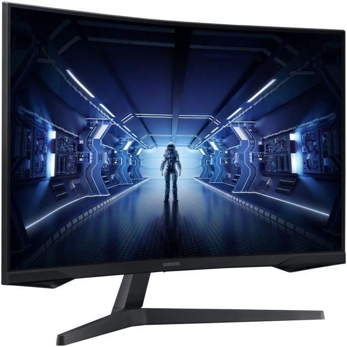 Ecran Pc Gamer Incurvé 32- Wqhd - Lc32g55tqwrxen - Samsung Odyssey G5 - Dalle Va - 1ms - 144hz - Freesync Premium