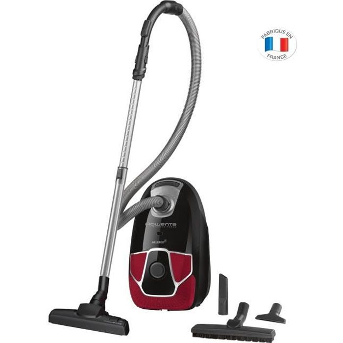 ROWENTA RO6859EA Aspirateur avec sac Silence Force Allergy+ Silencieux - Performant - Capacité XL 4,5L - Accessoires pour la maison