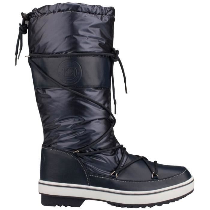 WINTER-GRIP Bottes Après Ski Femme - Gris et Bleu