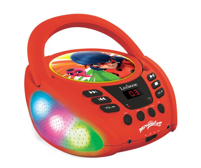 MIRACULOUS - Lecteur CD Bluetooth - Lumineux