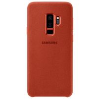 Samsung Coque en Alcantara S9+ Rouge