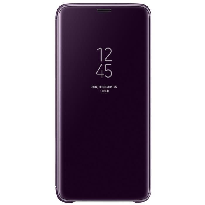 Samsung Clear View Cover Stand S9+ Violet
