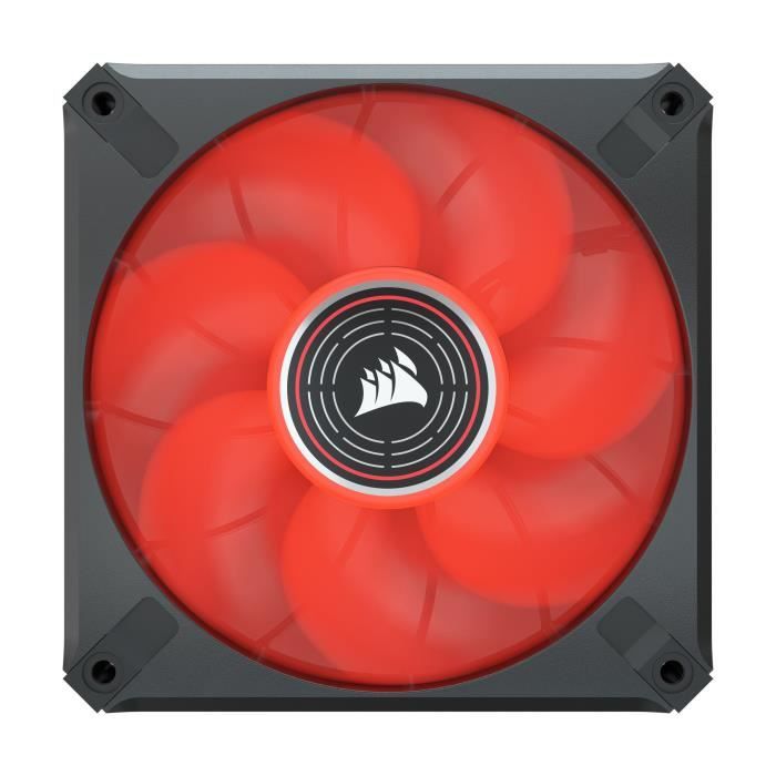 CORSAIR Ventilateur ML ELITE Series - ML140 LED ELITE WHITE - Diamètre 140mm - Red Led - Single Pack (CO-9050129-WW)