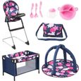 Lit chaise pour poupee