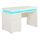 Bureau blanc laque 120 cm