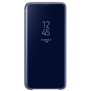 HOUSSE - ÉTUI Coque Samsung Clear View Cover Stand S9 - Bleu