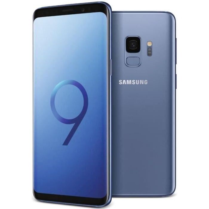 Vente Téléphone portable Samsung Galaxy S9 64 go Bleu corail - Double sim pas cher Vente Téléphone portable Samsung Galaxy S9 64 go Bleu corail - Double sim pas cher