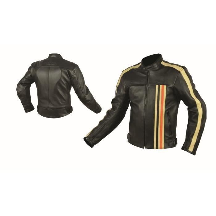 Blouson Moto Hiver Vintage - Veste - Homme - Biker