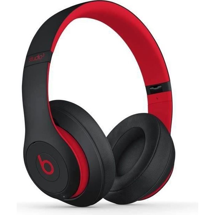 Beats Studio3 Wireless Over-Ear Headphones - The Beats Decade Collection - Defiant Black-Red - Reconditionné - Excellent état