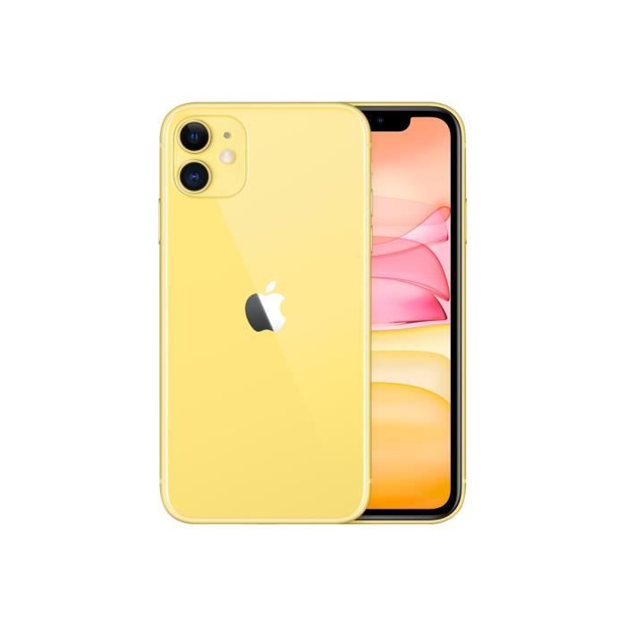APPLE iPhone 11 128Go Jaune - Reconditionné - Excellent état