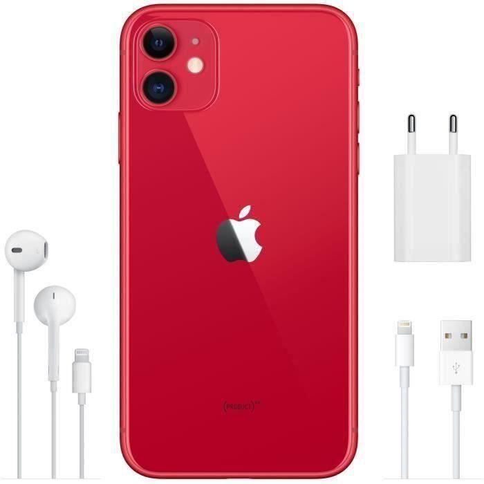 APPLE iPhone 11 64GB Rouge - Reconditionné - Excellent état