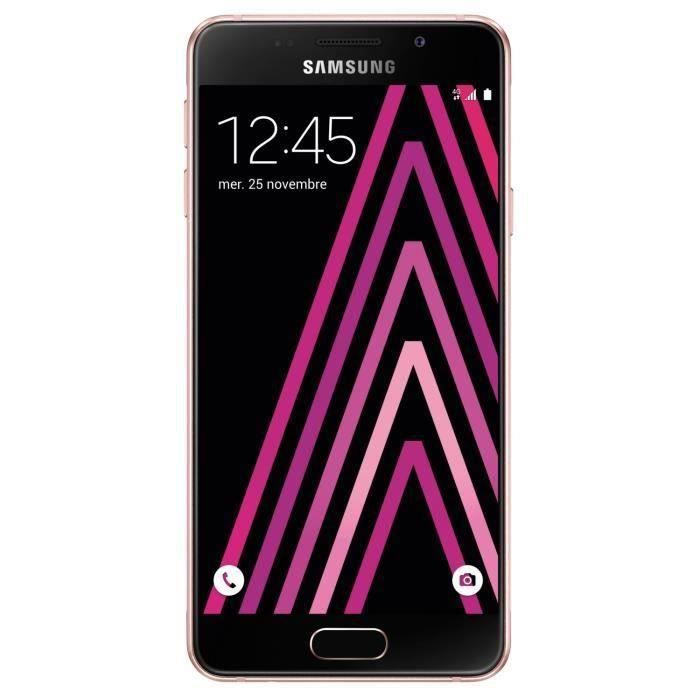Samsung Galaxy A3 Rose 2016 - Reconditionné - Excellent état