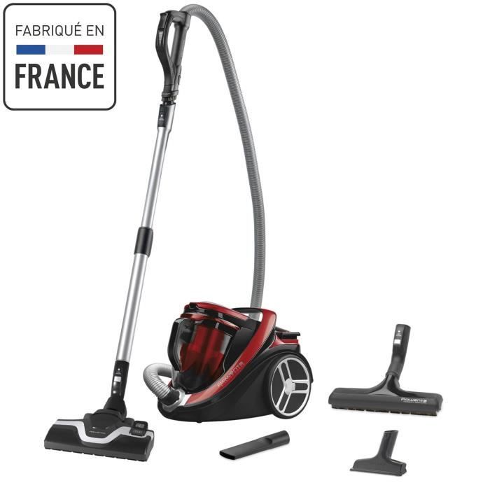 ROWENTA Aspirateur sans sac, Performant, Silencieux, Bac 2,5 L, Tous types de sols, Fabriqué en France, Silence Force RO7649EA