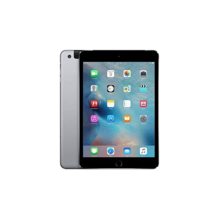 iPad mini 3 (2014) Wifi+4G - 16 Go - Gris sidéral - Reconditionné - Etat correct