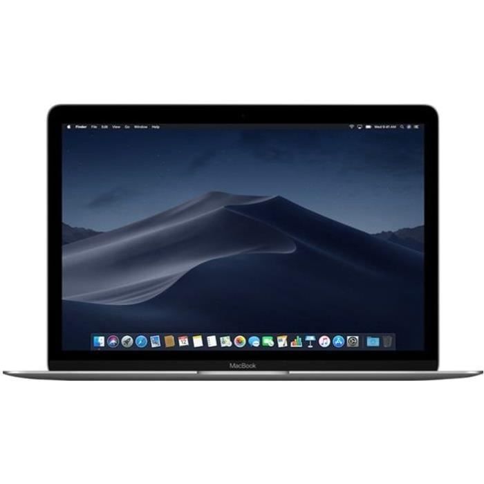 MacBook Retina 12 i7 14 Ghz 16 Go RAM 512 Go SSD Gris Sidéral (2017) – Reconditionné – Etat correct