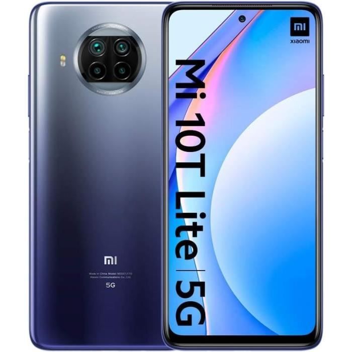 Xiaomi Mi 10T Lite 128 Go Bleu - vue 2