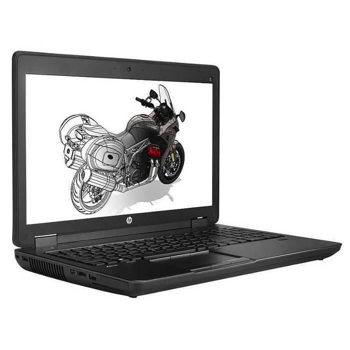 Ordinateur Portable HP ZBooK 15 G2 Core i7 RAM 32Go SSD 120Go Windows 10 Full HD - Reconditionné - Etat Correct - Hewlett packard