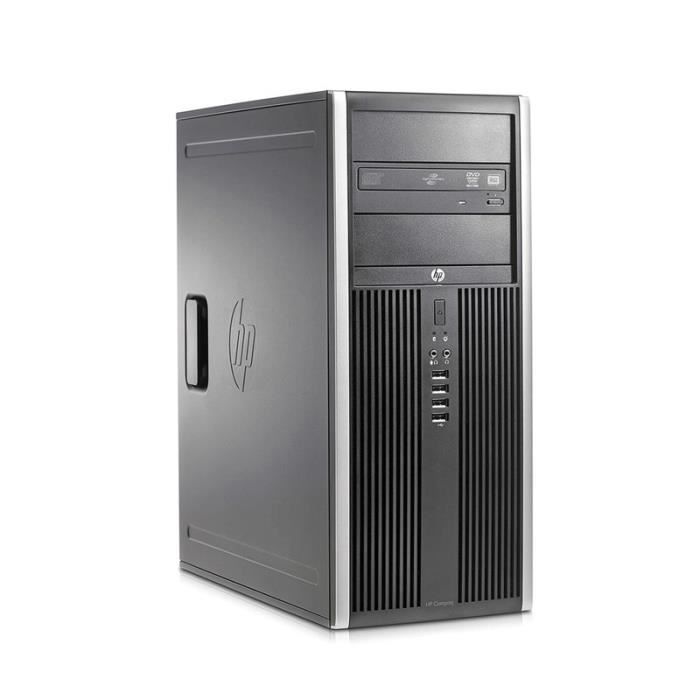 Unité Centrale HP 8200 Tour – Dual Core – RAM 8Go – HDD 1To – Windows 10 – Reconditionné – Etat correct