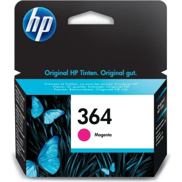 HP 364 Cartouche dencre magenta authentique (CB319EE) pour HP DeskJet 3070A et HP Photosmart 5525/6525