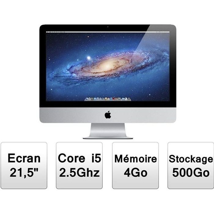 Top achat PC Portable Apple IMAC 21,5" (MC309F/A) pas cher Top achat PC Portable Apple IMAC 21,5" (MC309F/A) pas cher