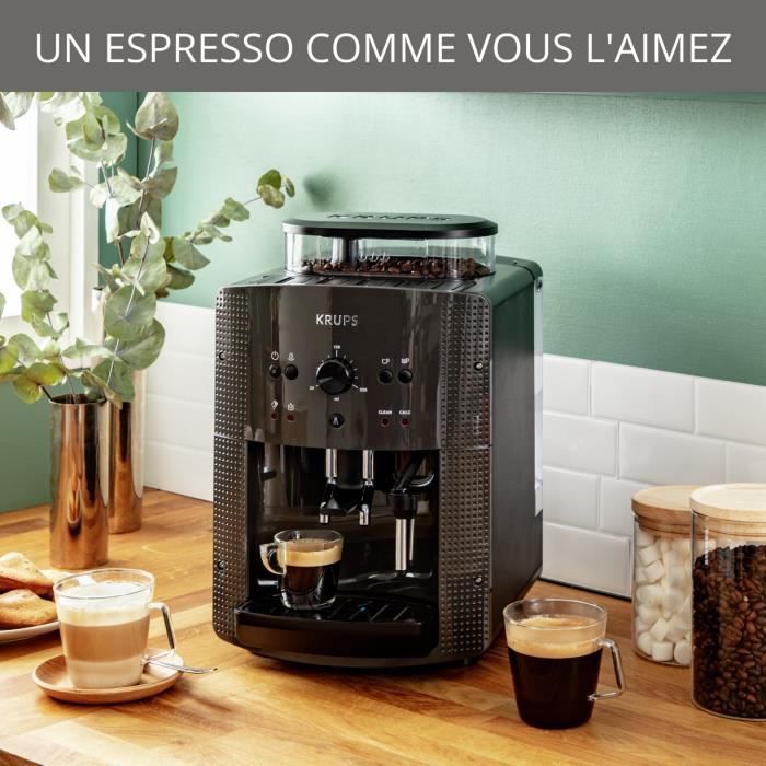 Machine à expresso avec broyeur pour Café en grains et moulu 1450W blanc -  Cdiscount Electroménager