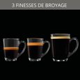 KRUPS Machine à café broyeur grain, Mousseur de lait, 2 tasses espressos simultané, Nettoyage automatique, Essential grise YY5149FD-4