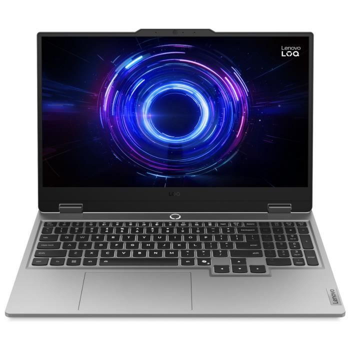 PC portable Gamer LENOVO LOQ 15IRX10  Sans Windows – 15 FHD 144hz – Core i7-13650HX – RTX 5060 115W – RAM 16 Go – SSD 512 Go