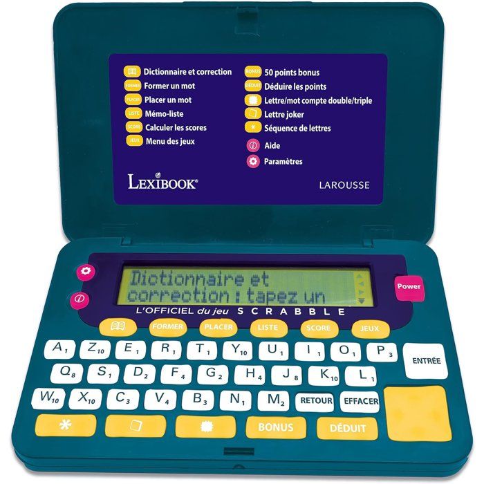 Dictionnaire Électronique Lexibook SCR9FR – Édition Officielle du Scrabble - vue 3