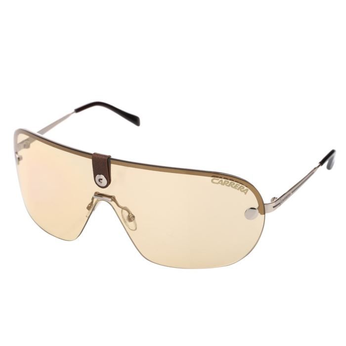 Lunettes De Soleil Créateur LF - Monture Marron Aluminium Et Acrylique, Mixte