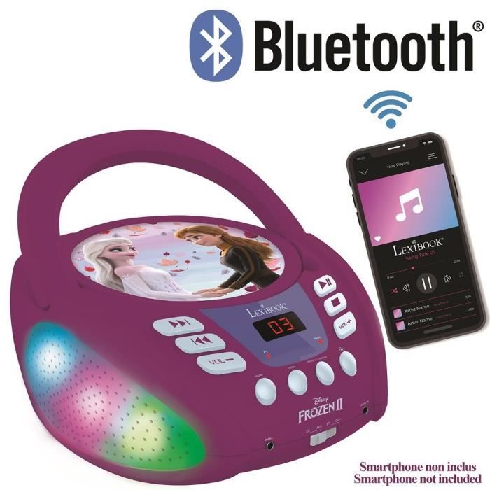 La Licorne - Lecteur CD Bluetooth avec effet lumineux LEXIBOOK - dès 4 ans  