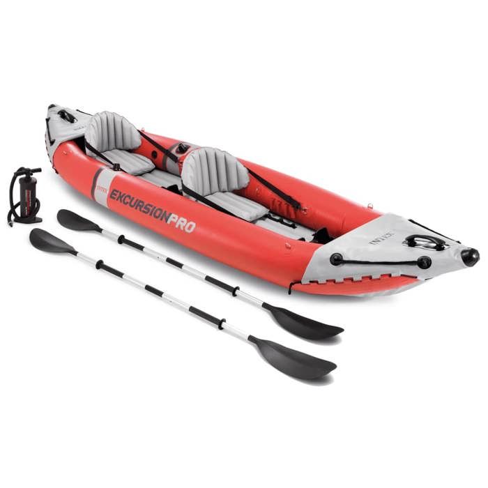 Kayak gonflable INTEX Excursion Pro - 2 places - Rouge