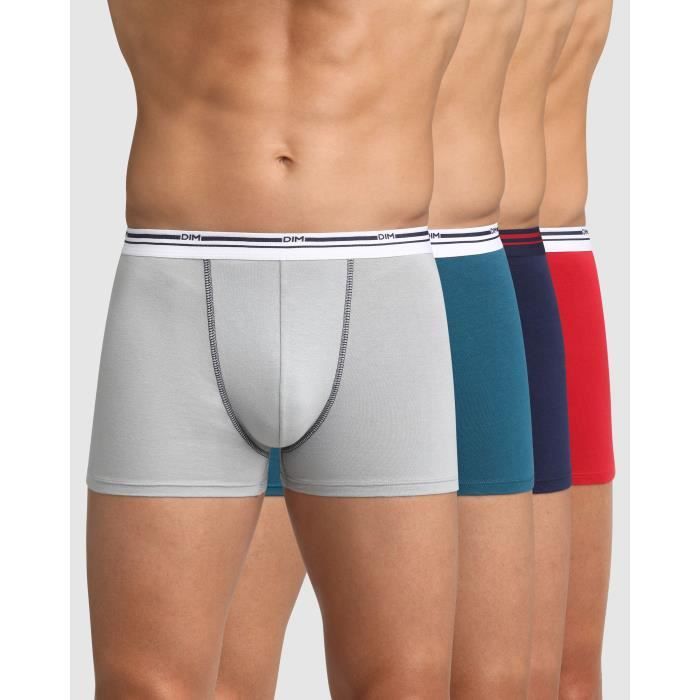 Homme Boxer Shorts Sous-Vêtements Coton 3 Pack Boxer Coton Trunks Slips Classique