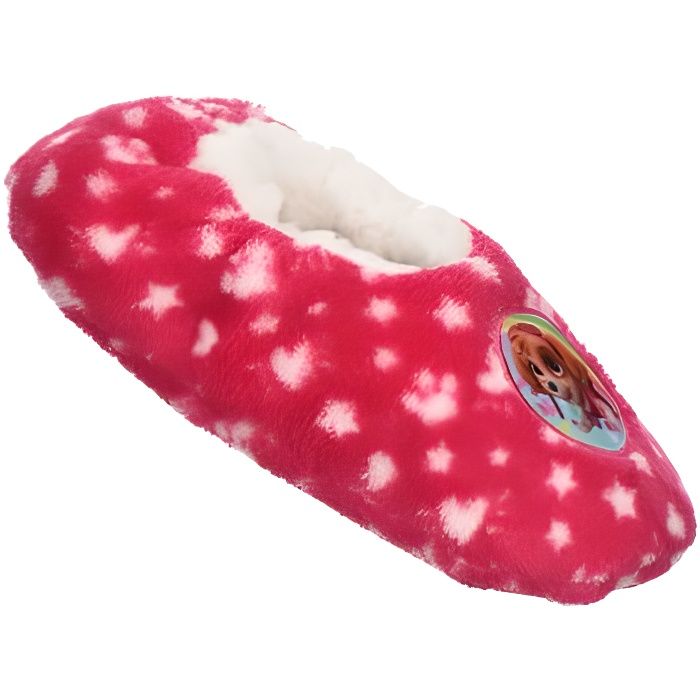 Pat Patrouille Chaussons Rose Bebe Fille Rose Cdiscount Pret A Porter