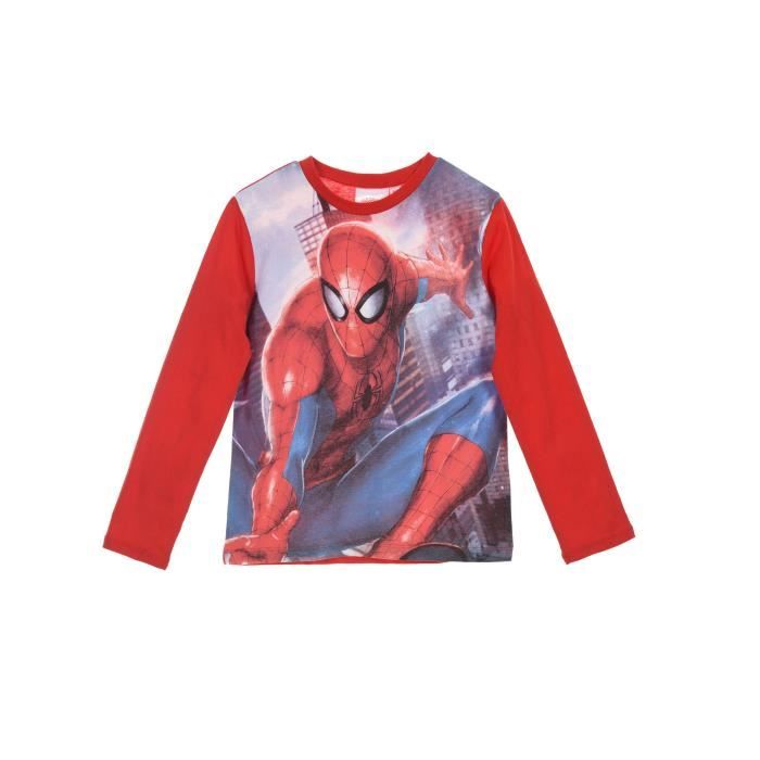 5 Garçons Spider-Man T-Shirt Enfants Manches Courtes Haut Âge 3 7 & 8 ans 4 6 