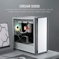 CORSAIR Boîtier PC 5000D - Verre Trempé Moyen-Tour ATX  - Blanc (CC-9011209-WW)-1