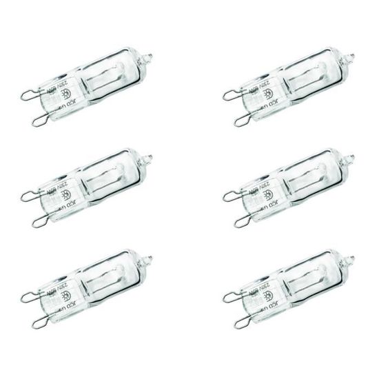 SYLVANIA Lot de 6 ampoules HiPin EcoHalo 18W G9 Cdiscount Maison