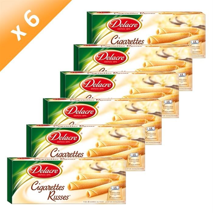 DELACRE Cigarettes Russes 200gr (x6)