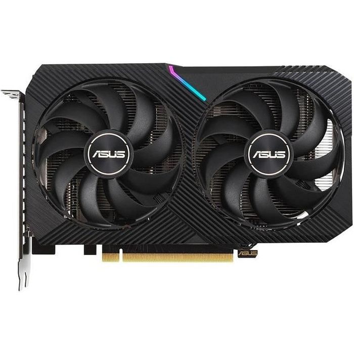 Carte Graphique - ASUS - RTX 3060 Ti - 8Go - GDDR6 - PCIe 4.0 - HDMI / 3 x DP (90YV0FT2-M0NA00)
