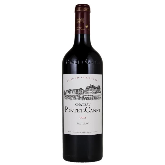 Château Pontet Canet 2012 Pauillac Grand Cru - Vin rouge de Bordeaux