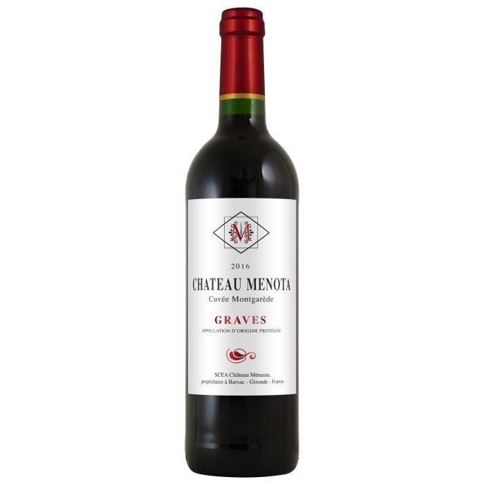 Château Menota Cuvée Montgarède 2016 Graves - Vin rouge de Bordeaux