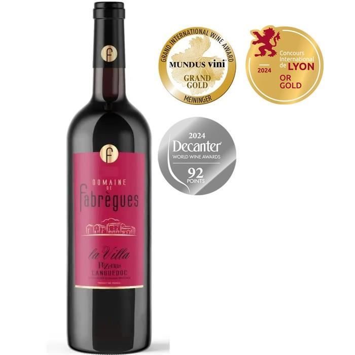 Domaine de Fabrègues La Villa 2017 Languedoc Pézenas - Vin rouge de Languedoc