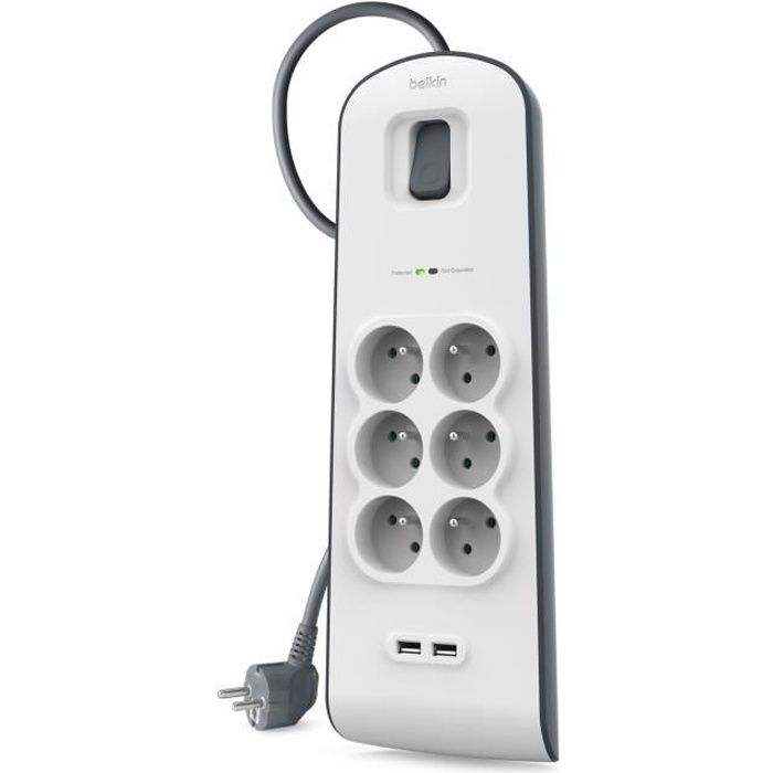 Belkin multiprise parafoudre 6 prises BSV604ca2M
