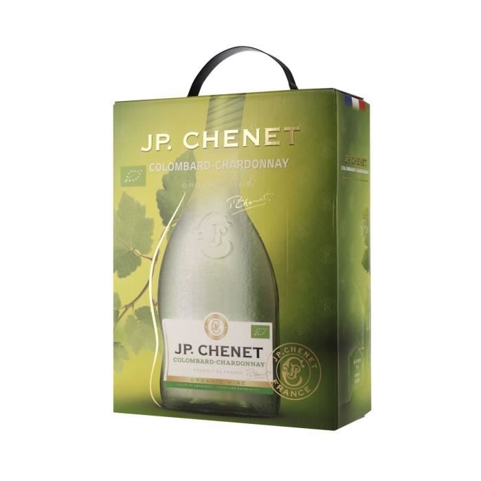 JP Chenet IGP Pays d'Oc Colombard Chardonnay - Vin blanc du Languedoc Roussillon - 3L