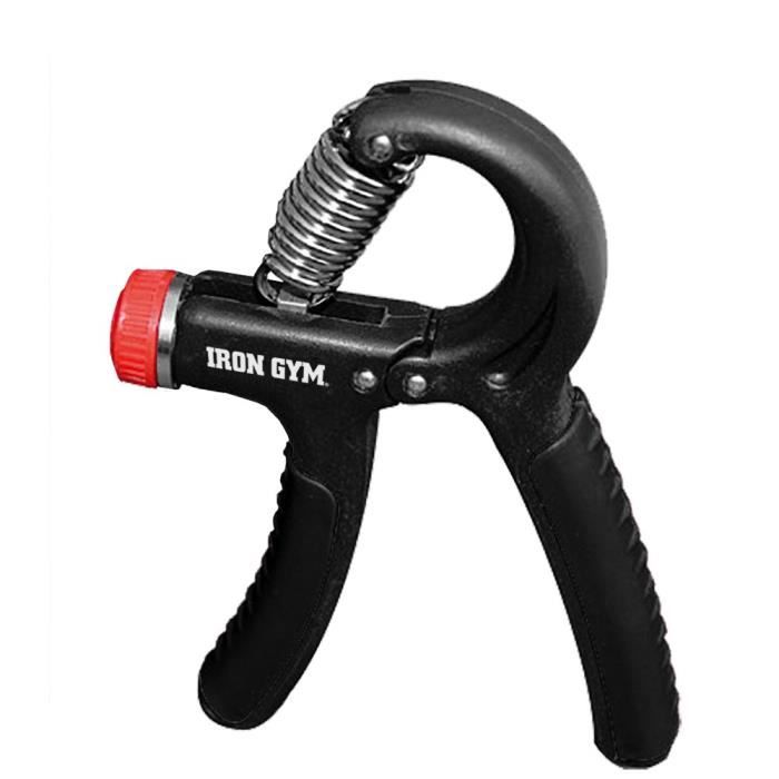 IRON GYM Accessoire de Musculation Hand Grip Ajustable 10-40Kg