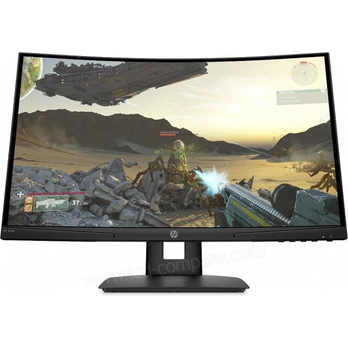 Ecran PC Gamer - HP X24c - 24- FHD - Dalle VA - 4 ms - 144 Hz - AMD FreeSync